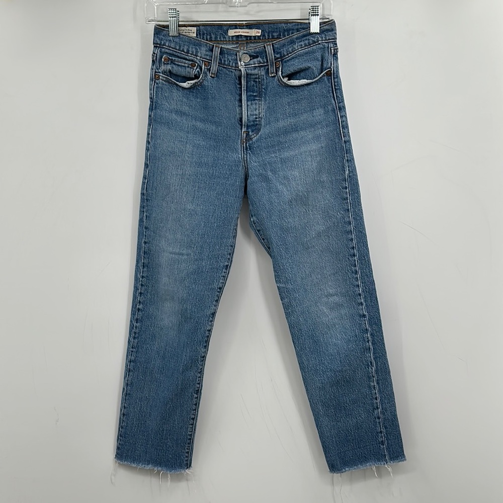 Levi’s Wedgie Straight Jeans Cut Off Women’s Size 26